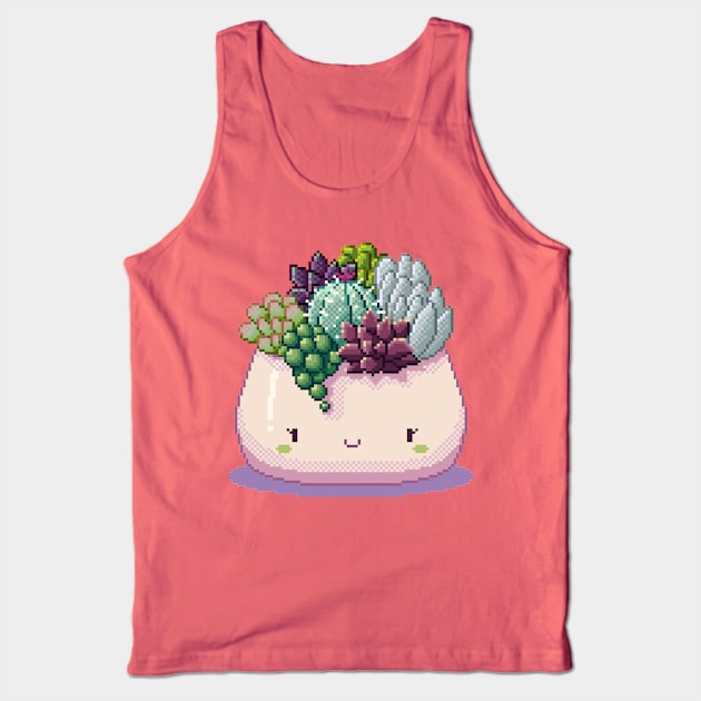 Succulent Momma Pot Tank Top by gabdoesdesign